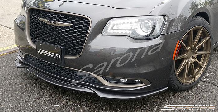 Custom Chrysler 300  Sedan Front Lip/Splitter (2011 - 2019) - $975.00 (Part #CR-005-FA)